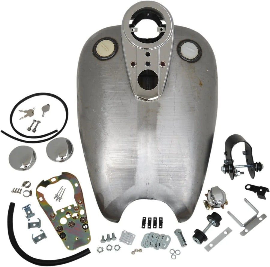 harley-davidson sportster s [DRAG SPECIALTIES] – Forlenget, gummimontert Quickbob®-tank for påmontert speedometer
