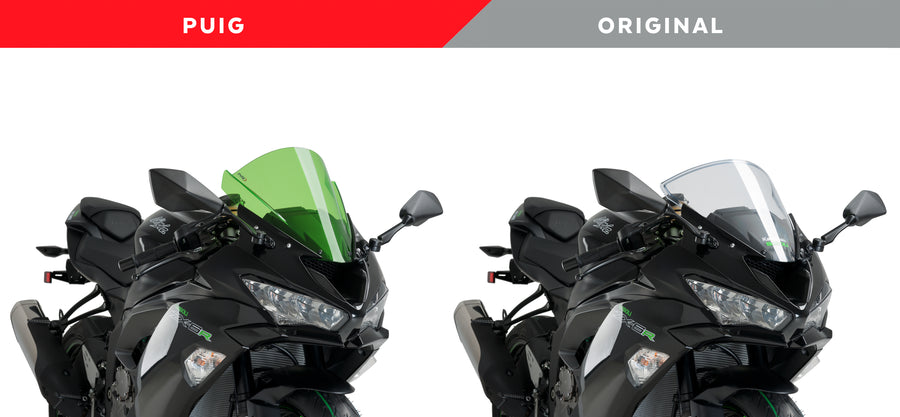 KAWASAKI ZX-6R NINJA [2018] – Z-Racing-skjerm – Gjennomsiktig
