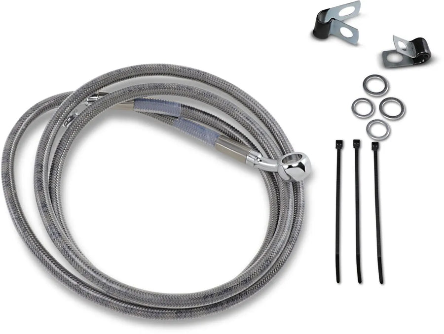 harley davidson fxsts [DRAG SPECIALTIES] - utvidet bremselinjesett i rustfritt stål