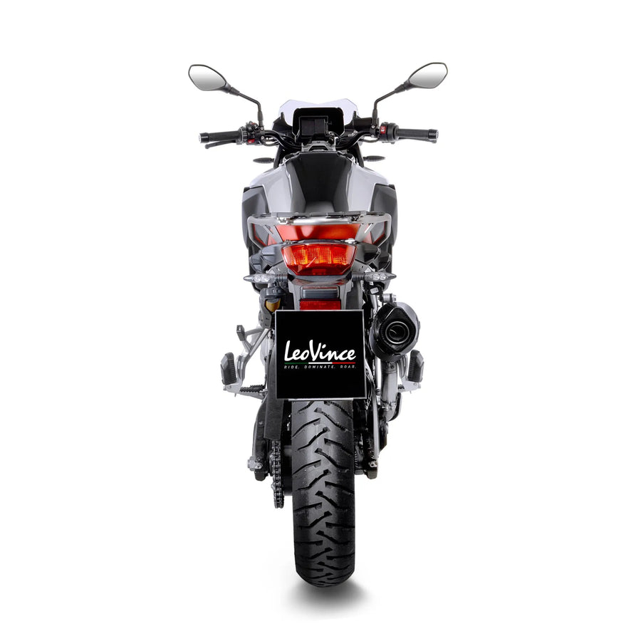 bmw f 850 gs [LEOVINCE] – Nero baklyddemper – rustfritt stål