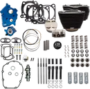Harley-Davidson FLHCS 1923 Softail Heritage Classic 117 [2026] - 129" Power Package Motorleistungs-Kit – Oberfläche: Schwarz, Hervorgehobene Lamellen – Merkmal: Verchromte Stößelstangenrohre – Bild 3