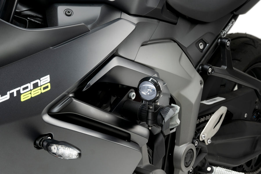 TRIUMPH DAYTONA 660 [2025] – Crash pads R19 – Svart