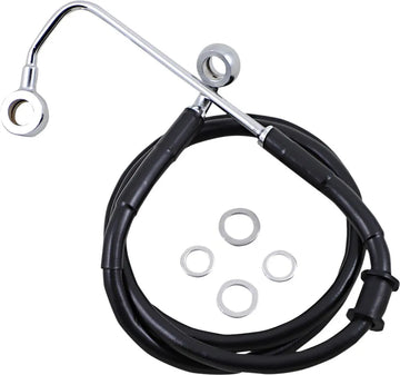 harley davidson fxsb [DRAG SPECIALTIES] - Forlenget bremselinje i rustfritt stål - 0