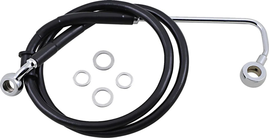 harley davidson fxsb [DRAG SPECIALTIES] - Forlenget bremselinje i rustfritt stål