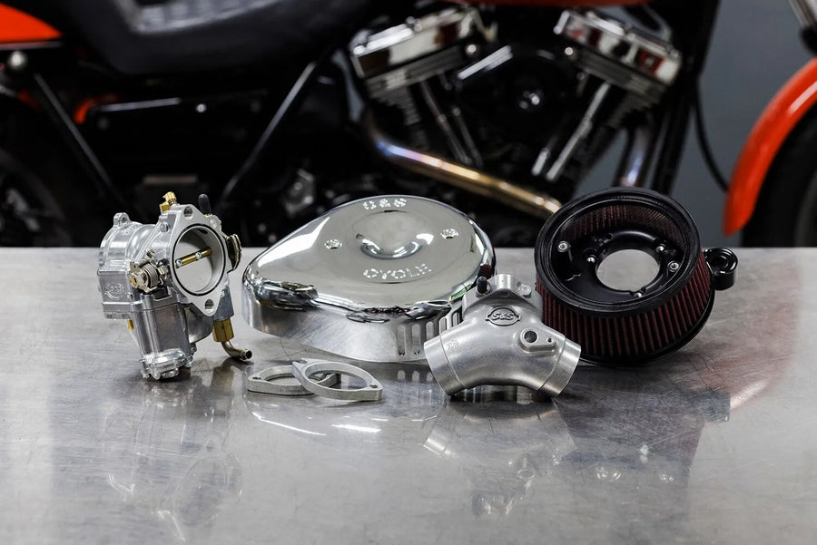 Harley-Davidson FLSTF 1450 Fat Boy [2006] - Super G Vergaser mit Stealth Luftfilter-Kit – Bild 2