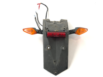 Beta RR 125 [2018] - Holder for lisensplate med baklys og indikatorer - 0
