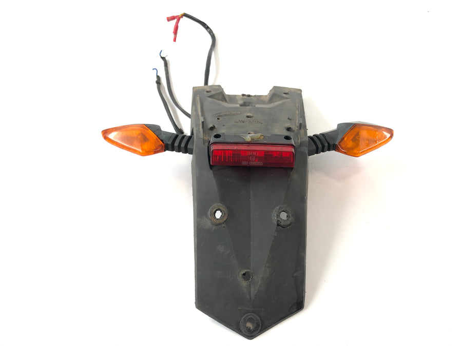 Beta RR 125 [2018] - Holder for lisensplate med baklys og indikatorer