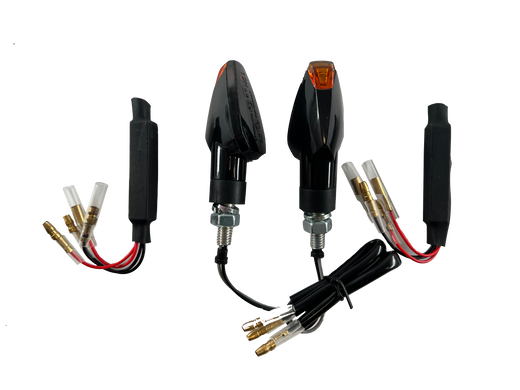 2 LED Blinker Black Resistances [E -Test Mark] - Suzuki Dr Big 800s 650e 750 800 600