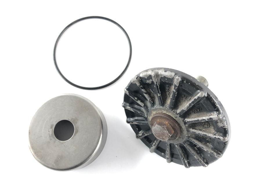 Kawasaki Zephyr 750 ZR750C [1991] - Oil Control Cover Oil Filter Intake