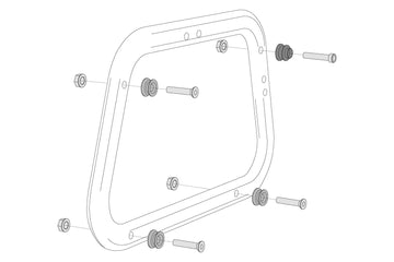 [SW-MOTECH] - Adaptersett for EVO-sidebærere – bilde 1