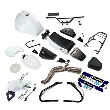 BMW R nineT 1200 Urban G/S (hoher Auspuff) [2017-2023] - PARIS DAKAR HA83 Kit mit Zubehör