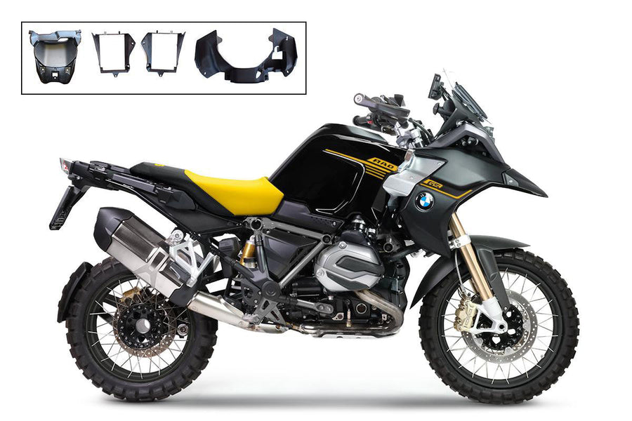 BMW R 1200 GS LC Rad [2013-2019] - RAD-Kit 40 Jahre Gelb/Mattschwarz (2013–2016)