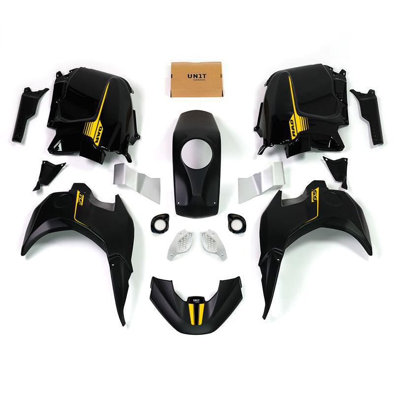 BMW R 1250 GS LC Rad [2019-2023] - RAD-Kit 40 Jahre Gelb/Mattschwarz