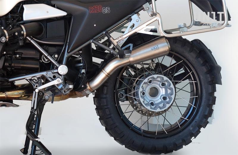 BMW R 120 G/S [2004-2012] - GP-Style Titan-Schalldämpfer 2010–2012 mit sichtbarer Schweißnaht