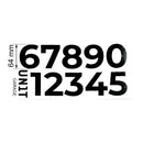 BMW F 900 GS Adventure [2024-] - Schwarze Klebenummern