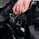 BMW R nineT 1200 Racer [2017-2020] - Aluminiumplatte + Schnellkupplung und Verschluss aus Edelstahl (Schalldämpferseite)