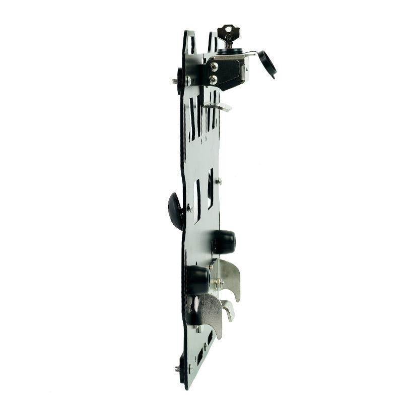 BMW R 1200 GS LC [2013-2018] - Aluminiumplatte + Schnellkupplung und Schloss aus Edelstahl