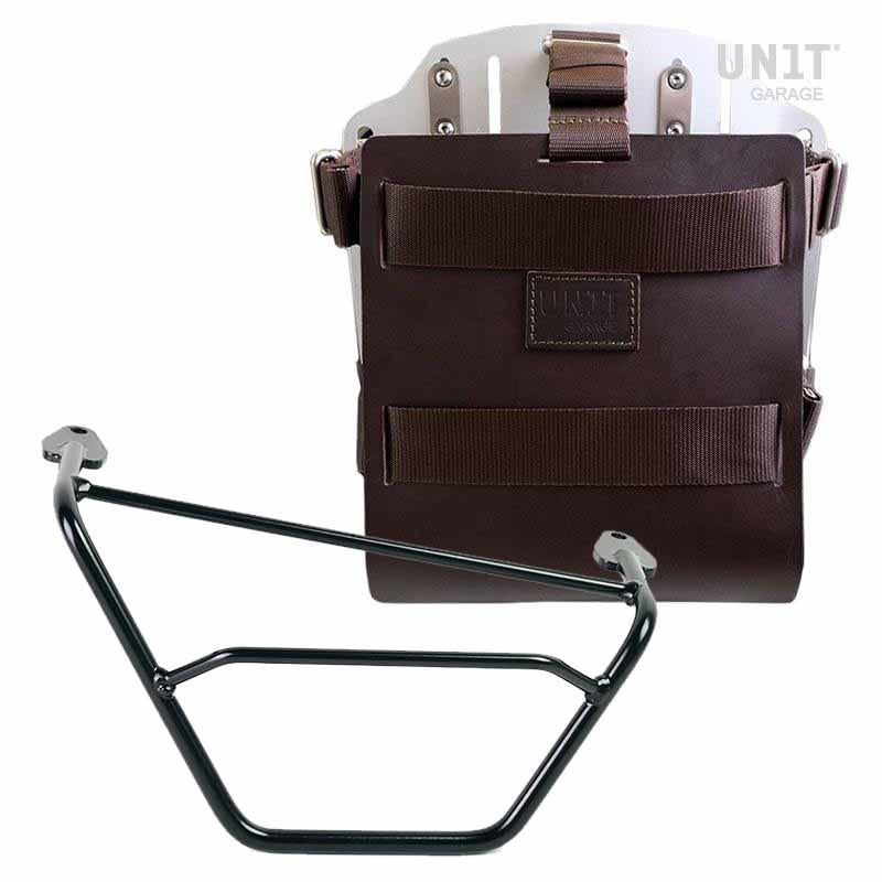 BMW R 1200 GS LC Rad [2013-2019] - Taschenhalter Aluminium mit verstellbarer Lederfront, Schnellkupplung und rechtem Rahmen