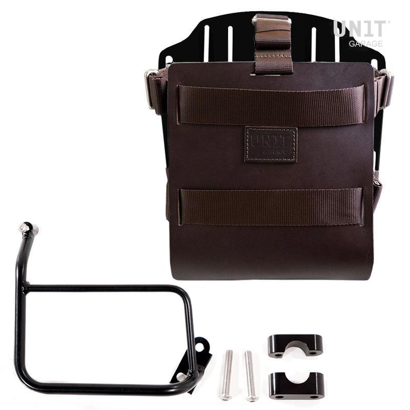 BMW R 1200 GS [2004-2012] - Alu-Taschenhalter Leder mit Schnellverschluss und Rahmen