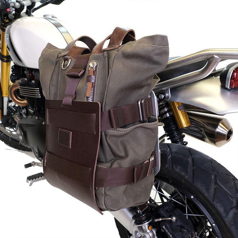 BMW R 1200 GS ADV [2004-2012] - Alu-Taschenhalter Leder mit Schnellverschluss und Rahmen