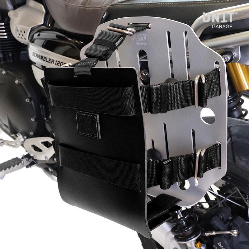 BMW R 1200 GS [2004-2012] - Alu-Taschenhalter Leder mit Schnellverschluss und Rahmen