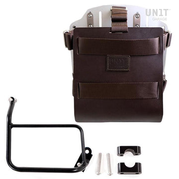 BMW R 120 G/S R [2004-2012] - Alu-Taschenhalter Leder mit Schnellverschluss und Rahmen