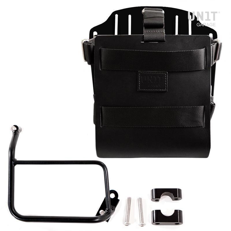 BMW R 120 G/S [2004-2012] - Alu-Taschenhalter Leder mit Schnellverschluss und Rahmen