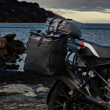 BMW R 850 GS / R 1100 GS / R 1150 GS Adventure [1994-2004] - Alu-Taschenhalter + verstellbarer Hypalon-Front + Schnellkuppl. + Rahmen