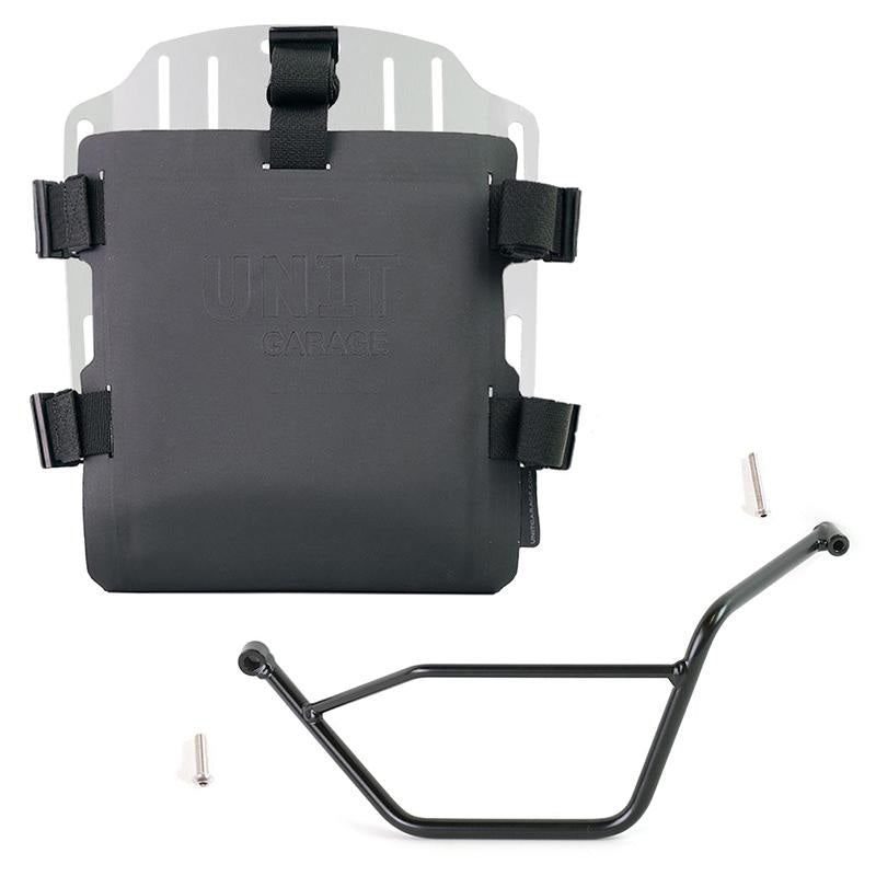 BMW R 1150 GS [1999-2004] - Veskeholder i aluminium med Hypalon foran, hurtigkobling + venstre ramme