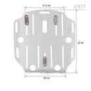 BMW R 120 G/S R [2004-2012] - Alu-Taschenhalter mit verstellbarer Khali-Hypalon-Front