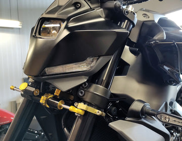 Yamaha MT-09 [HYPERPRO] - Monteringssett for styredemper, gull (MK-YA09-B002)