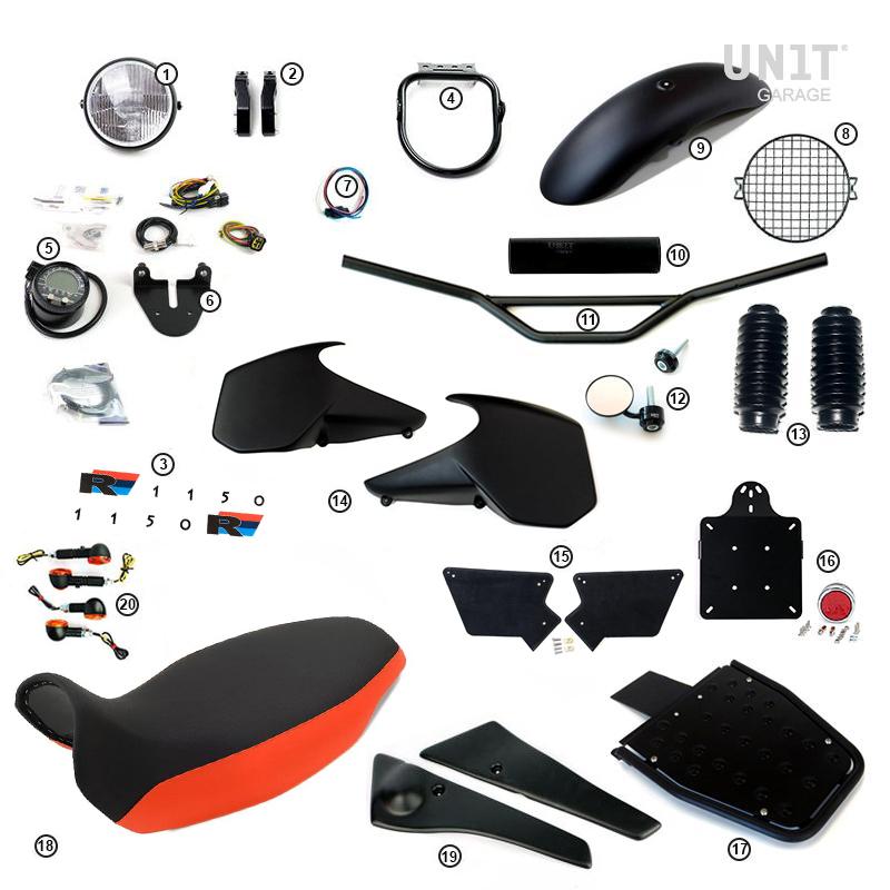 BMW R 1150 R [2000-2006] - Basic Kit mit Tankseitenverkleidungen