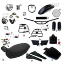 BMW R 1150 R [2000-2006] - BASIC Kit mit Rohr-Tankseitenverkleidungen