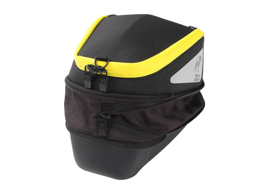 Tankpose [Hepco & Becker] - Royster svart/gul 5-8 liter – tankring