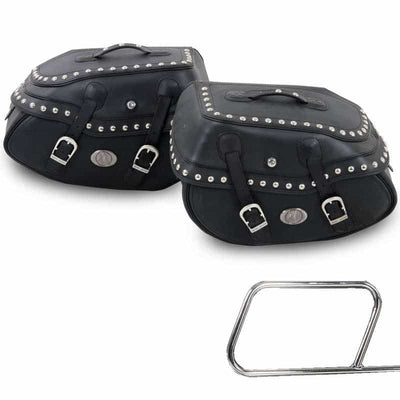Motorsykkelveske [Hepco & Becker] - salvesker Buffalo Big Custom - holder til veske med rør