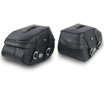 Motorsykkelveske [Hepco & Becker] - salvesker Buffalo Big black - holder til veske med rør