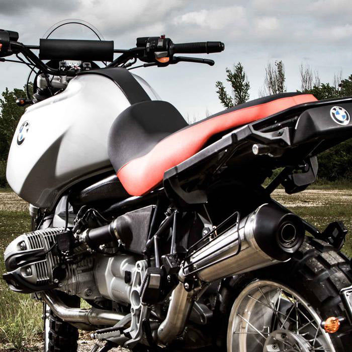 BMW R 1150 GS [1999-2004] - Lang sal – svart/oransje eller svart/blå