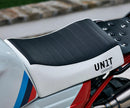 BMW R nineT 1200 Urban G/S (hoher Auspuff) [2017-2023] - Vordere Sitzbank Kit nineT aus Sky Weiß/Schwarz
