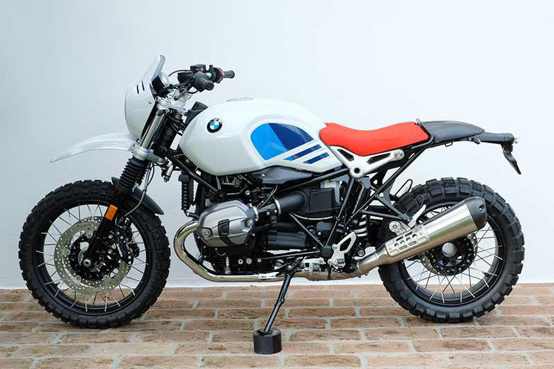 BMW R nineT 1200 Roadster [2014-2023] - Einzelsitzbank orange in sky