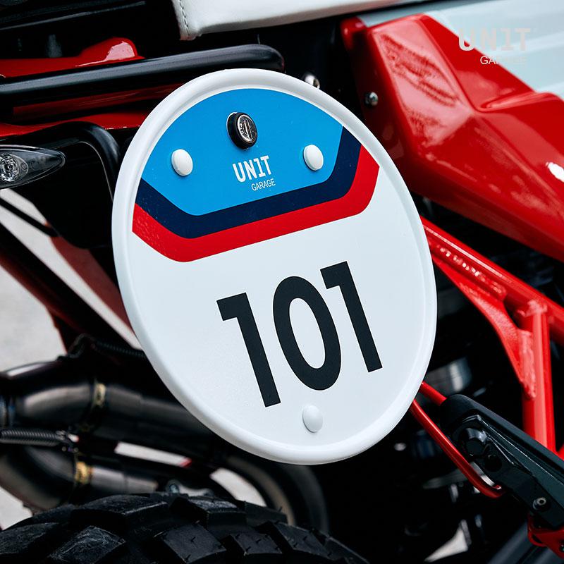 BMW R 120 G/S [2004-2012] - Startnummerntafel mit Schnellverschluss und Schloss