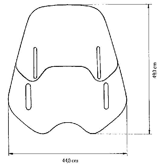 BMW vario-skjerm nakne sykkel-varioscreen for nakne sykler "VNB"