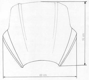 BMW-hastighetsskjerm for naken sykkelhastighetsskjerm for nakne sykler "SPS" - 0